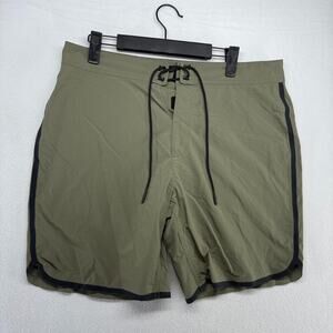 Hill City Shorts Men's 33 Green Athletic Lightweight Training Hybrid Huckberry